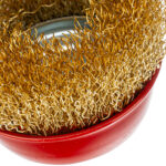 Щетка для УШМ, 65 мм, М14, "чашка", латунированная витая проволока Matrix — изображение 5