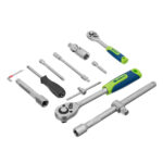 Набор инструментов, 1/2", 1/4", пластиковый кейс, 94 предмета Сибртех — изображение 4