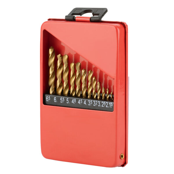 Набор нитридтитан. сверл по металлу, 1.5-6.5 мм НSS 13 шт Matrix — изображение 3