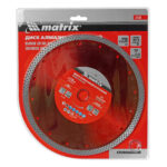 Диск алмазный, отрезной сплошной, 230 х 22.2 мм, сухая резка Matrix Professional — изображение 6