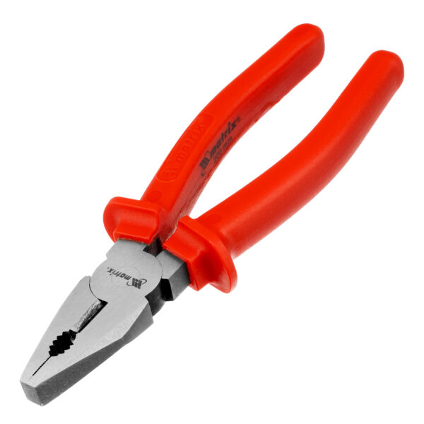 Плоскогубцы Econom, 200 мм, шлифованные, пластмассовые рукоятки Matrix — изображение 1