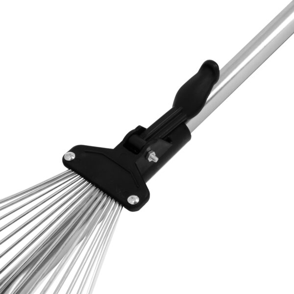 Грабли веерные стальные, 190 - 520 х 1200 - 1500 мм, 15 зубьев, раздвижные, стальной черенок, Palisad — изображение 5