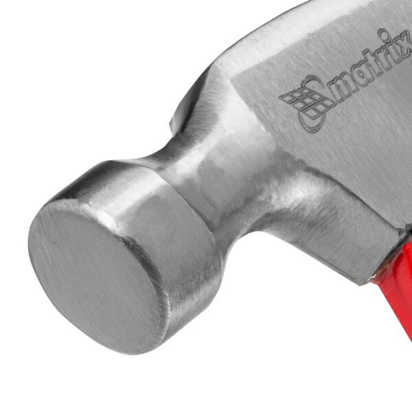 Молоток-гвоздодер мини, фибергласовая двухкомпонентная рукоятка, 250 г Matrix — изображение 3