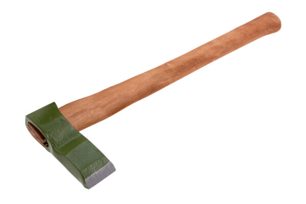 Колун кованный, в сборе, 1700/2050 г, деревянное топорище, 600 мм Сибртех — изображение 2