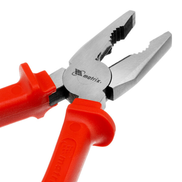 Плоскогубцы Econom, 200 мм, шлифованные, пластмассовые рукоятки Matrix — изображение 3
