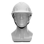 Каска защитная из ударопрочной пластмассы, белая Сибртех — изображение 2