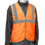 Жилет сигнальный, оранжевый, размер XL Сибртех — изображение 2
