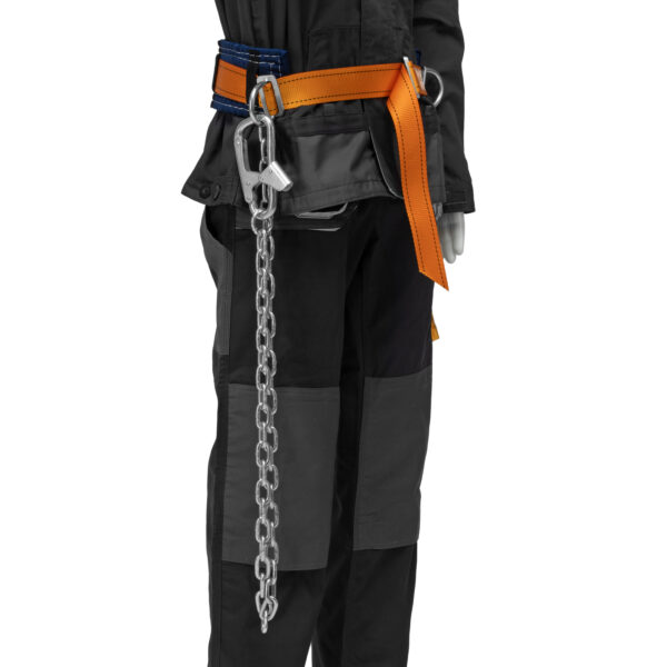 Удерживающая привязь УП I, безлямочная, строп из стальной цепи модель Г Сибртех — изображение 2