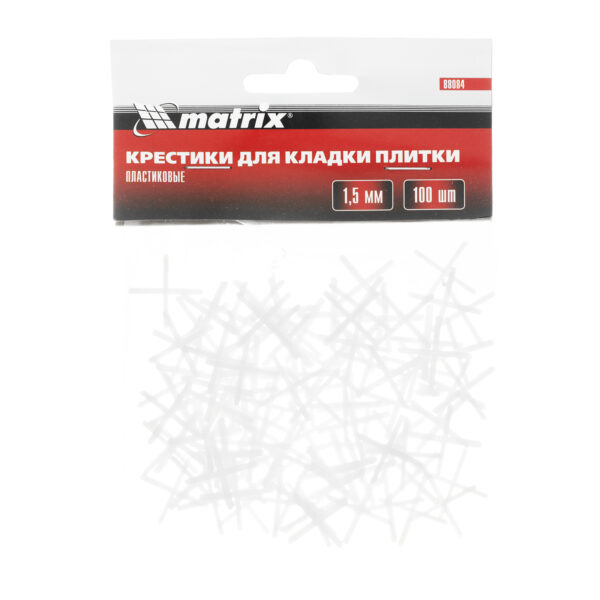 Крестики, 1.5 мм, для кладки плитки, 100 шт Matrix — изображение 3