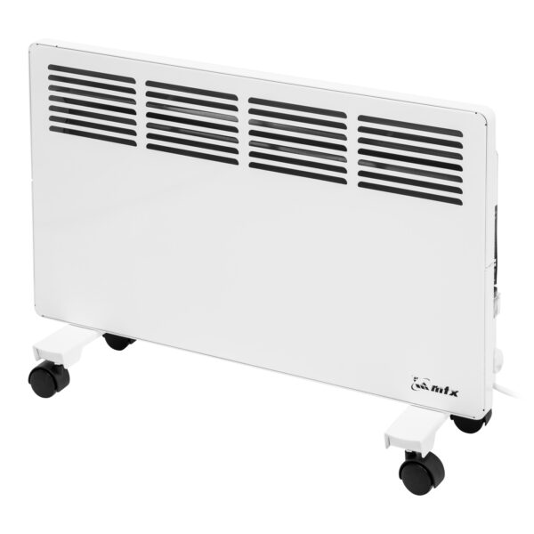 Конвектор электрический КМ-2000.2, 230 В, 2000 Вт, X-образный нагреватель, колеса, термостат MTX — изображение 1