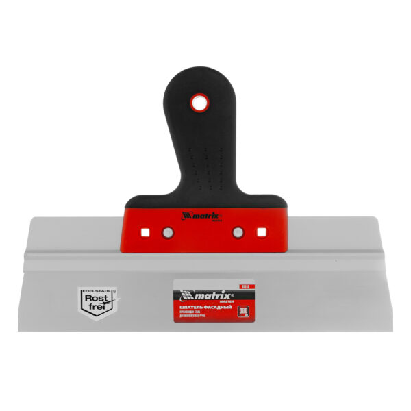 Шпатель фасадный из нержавеющей стали, 300 мм, двухкомпонентная ручка Matrix — изображение 5