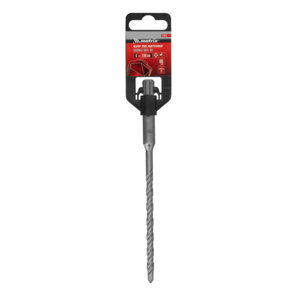 Бур по бетону, 6 x 160 мм, SDS Plus Matrix — изображение 4