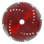 Диск алмазный, отрезной сегментный с защитными сект, 180 х 22.2 мм, сухая резка Matrix Professional — изображение 2