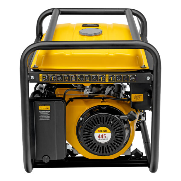 Генератор бензиновый GE 8900, 8.5 кВт, 220 В/50 Гц, 25 л, ручной старт Denzel — изображение 6