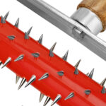 Валик для гипсокартона, 150 мм, игольчатый, деревянная ручка 500 мм MTX — изображение 6