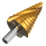 Сверло ступенчатое, 9-12-15-18-21-24-27-30-33-36 мм, HSS, спиральный профиль, трехгранный хвостовик Matrix — изображение 2