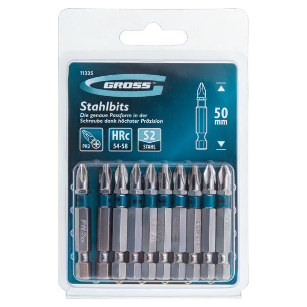 Бита РН2 х 50, сталь S2, 10 шт. Gross — изображение 7