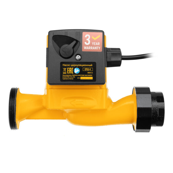 Циркуляционный насос CP32-4, напор 4 м, 50 л/мин, 1 м кабель, монт. длина 180 мм Denzel — изображение 4