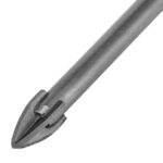 Сверло по керамической плитке 8 мм, крестовая пластина, шестигранный хвостовик Denzel — изображение 3