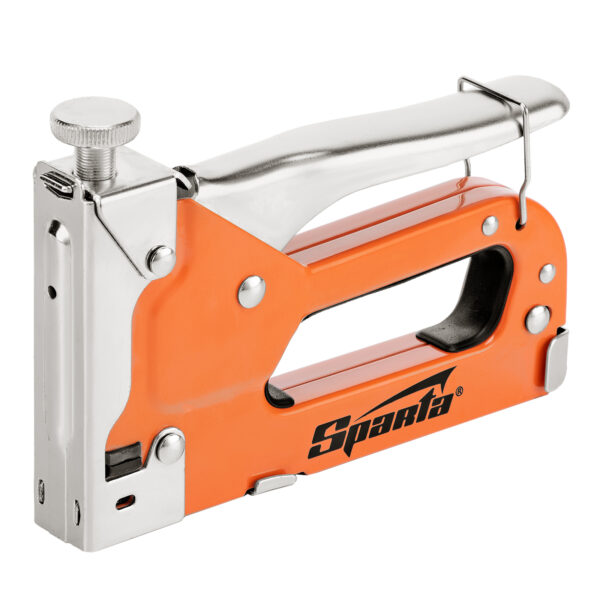 Степлер мебельный регулируемый, со скобами 200 шт, тип скобы 53, 4-14 мм Sparta — изображение 2