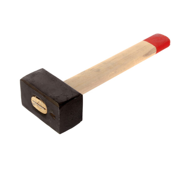 Кувалда, 4000 г, кованая головка, деревянная рукоятка 380 мм Сибртех — изображение 1