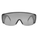 Очки защитные открытого типа, затемненные, ударопрочный поликарбонат Сибртех — изображение 3