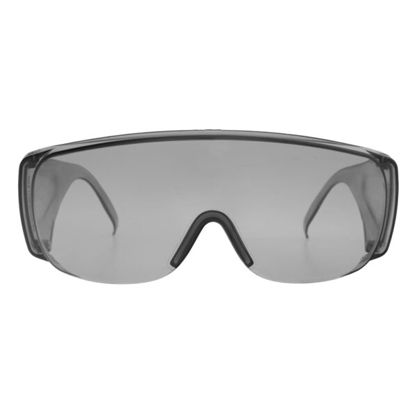 Очки защитные открытого типа, затемненные, ударопрочный поликарбонат Сибртех — изображение 3