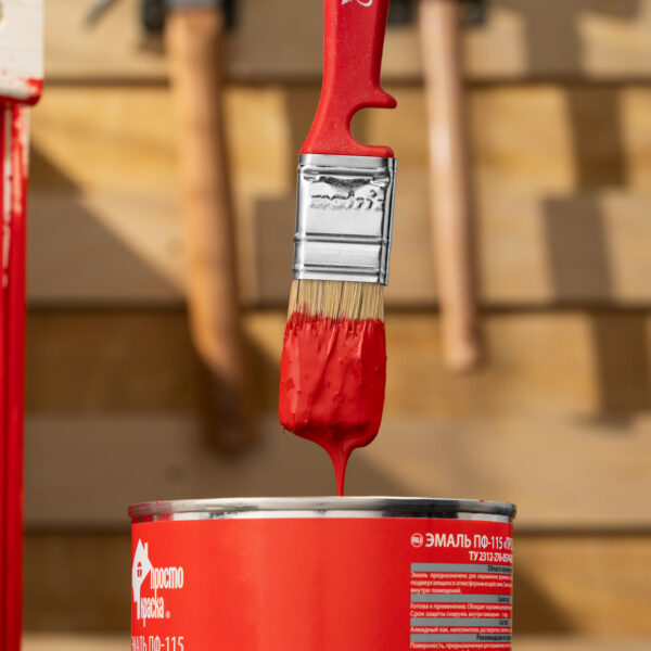 Кисть флейцевая "Эмали" Color Line 25 х 10 мм Matrix — изображение 7