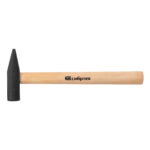 Молоток слесарный 600 г, квадратный боек, деревянная рукоятка Сибртех — изображение 2