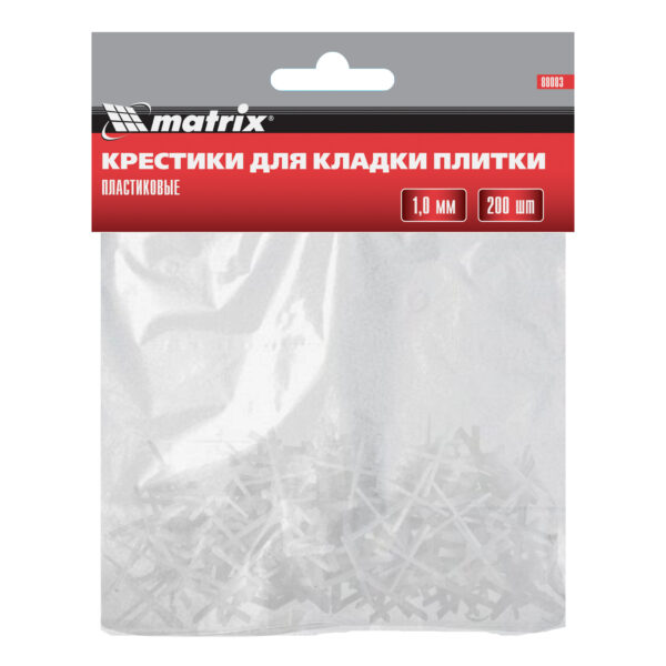 Крестики, 1.0 мм, для кладки плитки, 200 шт Matrix — изображение 4