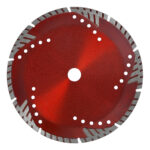 Диск алмазный, отрезной сегментный с защитными сект, 230 х 22.2 мм, сухая резка Matrix Professional — изображение 2