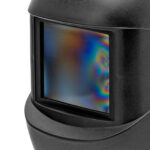 Маска сварщика ЕВРО, пластик, стекло 110 х 90 мм, Сибртех — изображение 7