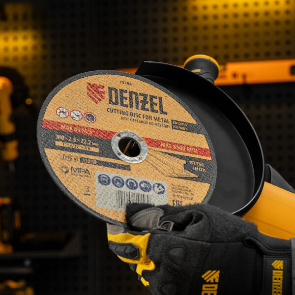 Круг отрезной по металлу, 180 х 2.5 х 22.2 мм Denzel — изображение 5