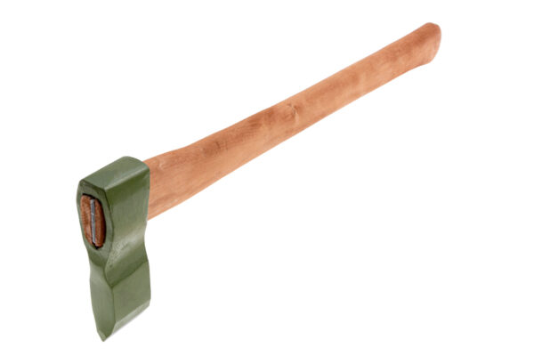 Колун кованный, в сборе, 1700/2050 г, деревянное топорище, 600 мм Сибртех — изображение 1