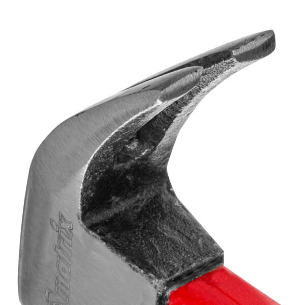 Молоток-гвоздодер мини, фибергласовая двухкомпонентная рукоятка, 250 г Matrix — изображение 4