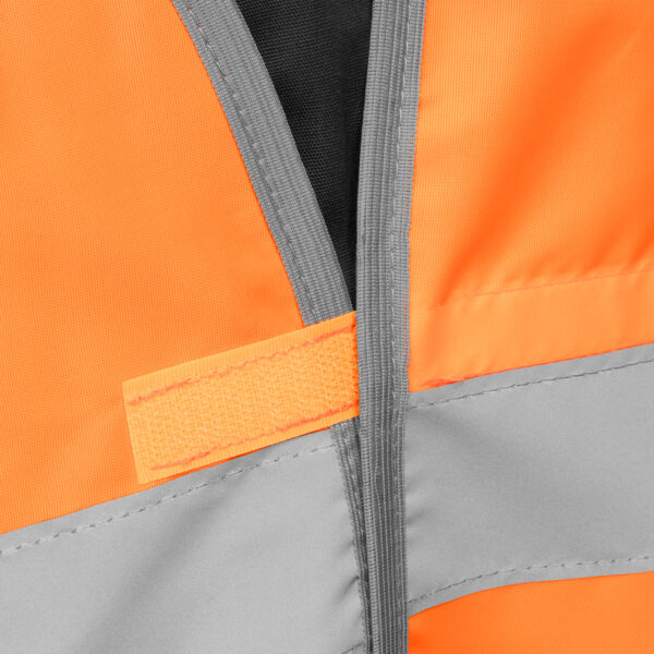 Жилет сигнальный, оранжевый, размер XL Сибртех — изображение 8