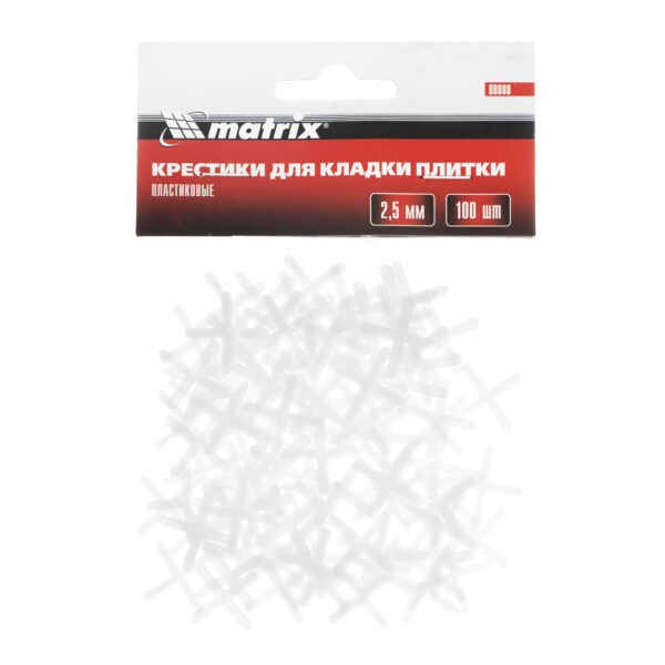 Крестики, 2.5 мм, для кладки плитки, 100 шт Matrix — изображение 3