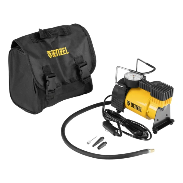 Компрессор автомобильный DС-20,12 В, 7 атм, 35 л/мин Denzel — изображение 1