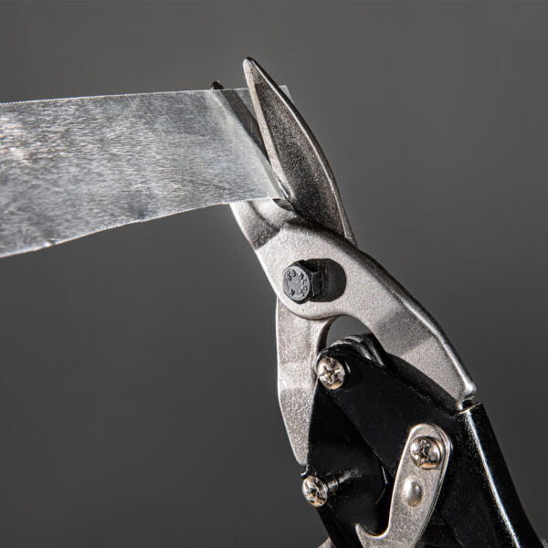 Ножницы по металлу, 250 мм, пряморежущие, для тонкого металла, обрезиненные рукоятки Matrix — изображение 5