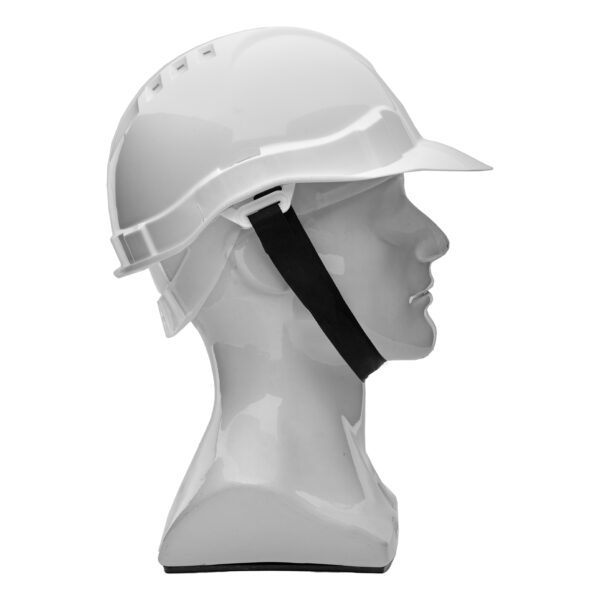 Каска защитная из ударопрочной пластмассы, белая Сибртех — изображение 4