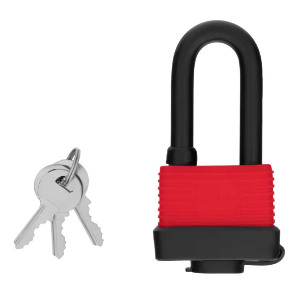 Замок навесной всепогодный, 50 мм, удлиненная дужка Matrix — изображение 1