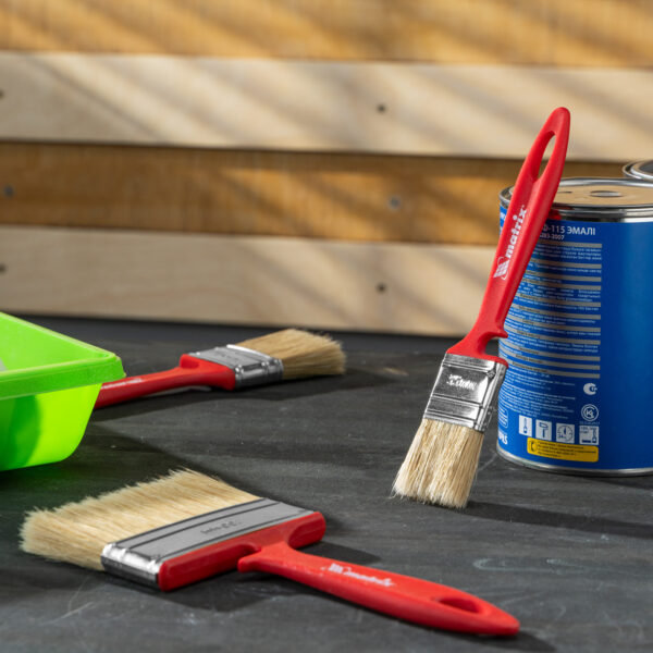 Кисть флейцевая "Эмали" Color Line  35 х 10 мм Matrix — изображение 6