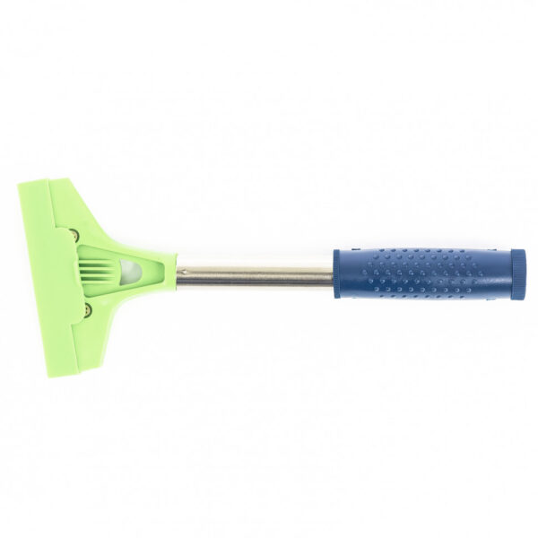 Скребок, фиксированное лезвие, 100 мм, металлическая обрезиненная ручка, 300 мм Сибртех — изображение 2