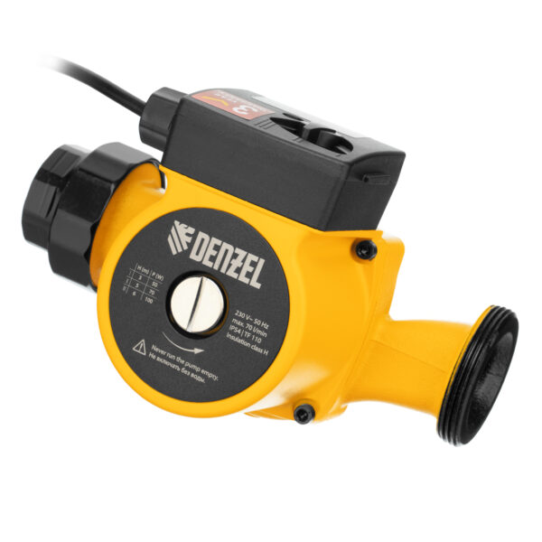 Циркуляционный насос CP32-6, напор 6 м, 70 л/мин, 1 м кабель, монт. длина 180 мм Denzel — изображение 1