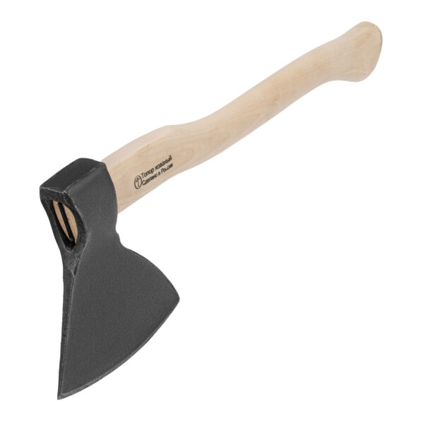 Топор кованый, в сборе,  1900/2200 г, деревянное топорище, 500 мм, М2, "Мясоруб" — изображение 1