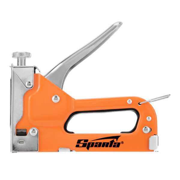 Степлер мебельный регулируемый, со скобами 200 шт, тип скобы 53, 4-14 мм Sparta — изображение 4