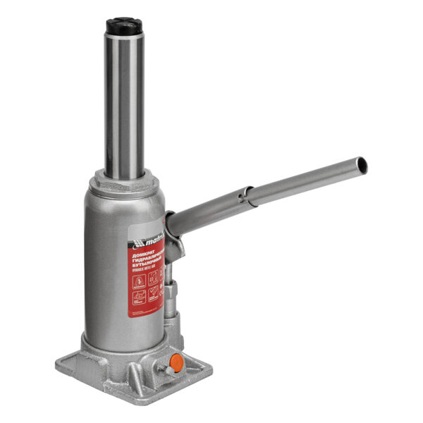 Домкрат гидравлический бутылочный, 5 т, h подъема 197-382 мм Matrix — изображение 7
