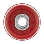 Щетка для УШМ, 75 мм, М14, "чашка", латунированная витая проволока Matrix — изображение 3