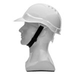 Каска защитная из ударопрочной пластмассы, белая Сибртех — изображение 3