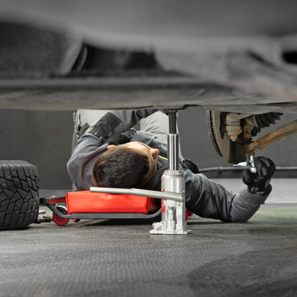 Домкрат гидравлический бутылочный, 5 т, h подъема 197-382 мм Matrix — изображение 9